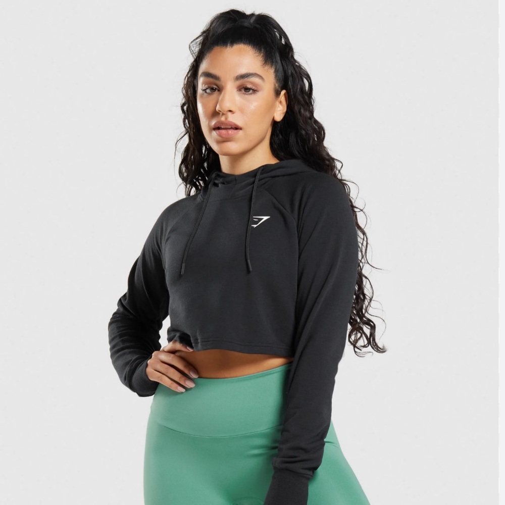 Gymshark Cropped Training Hoodie - Size XS